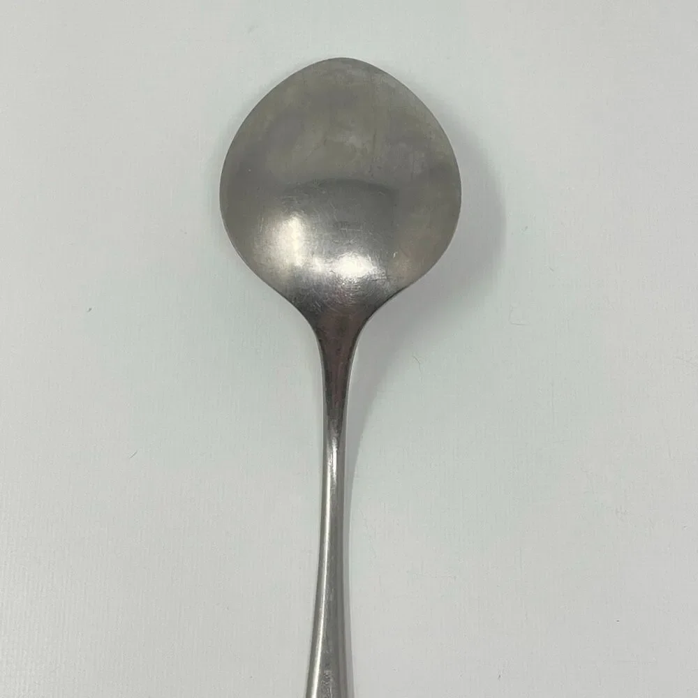 WMF Cromargan Artisan Stainless Steel Large Serving Spoon Germany MCM Textured